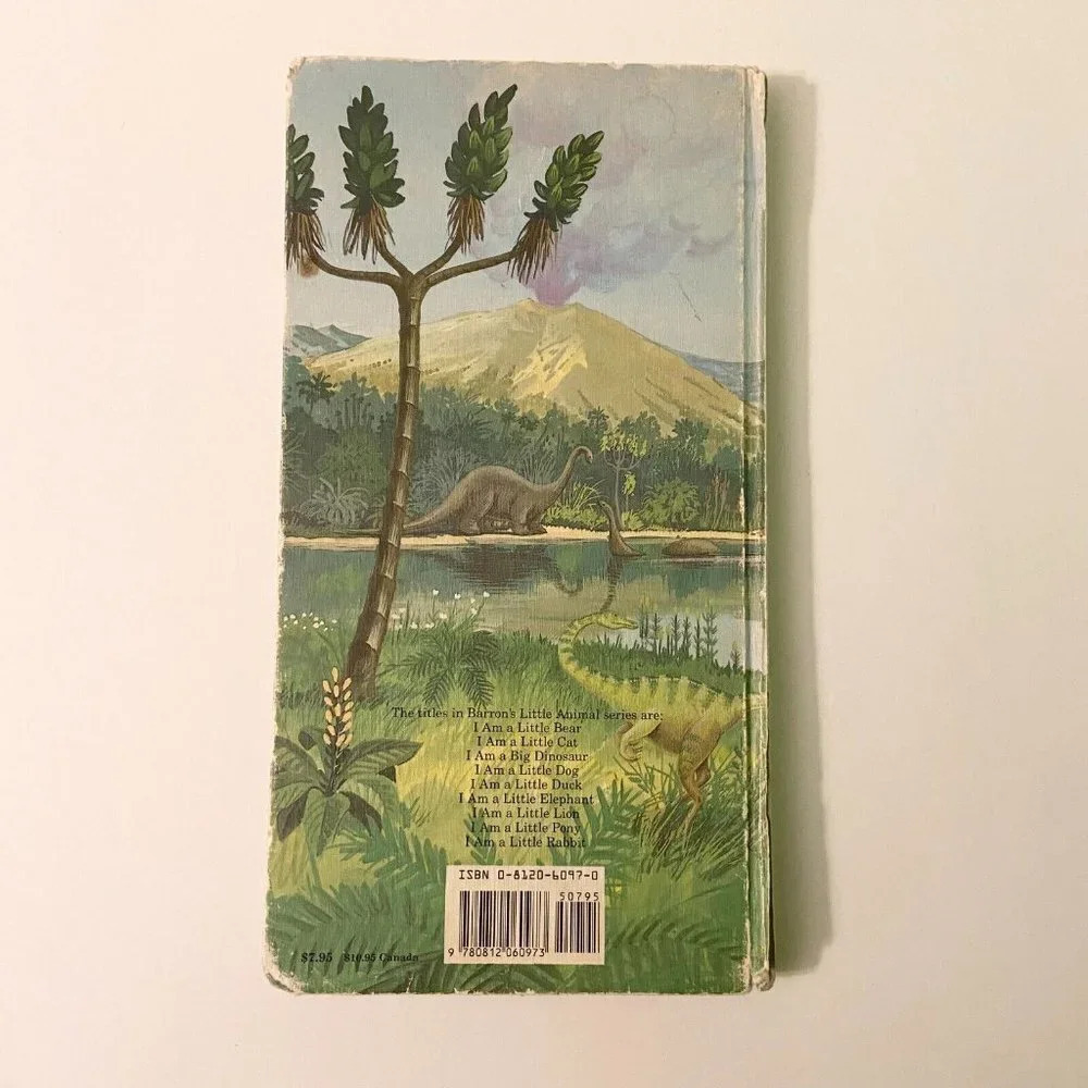 Vintage 1989 I Am  a Big Dinosaur Book Francois Crozat - Picture 2 of 16